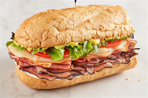 Turkey Ham Beef Sandwich Memphian Mcalisters Deli