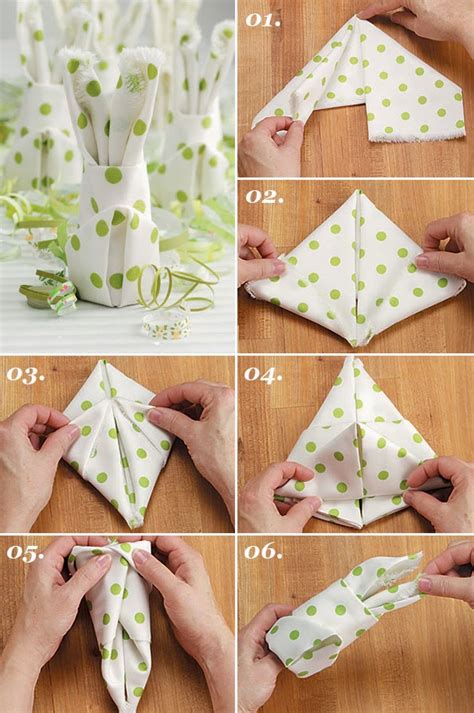 Maiko Nagao Diy How To Fold A Bunny Napkin