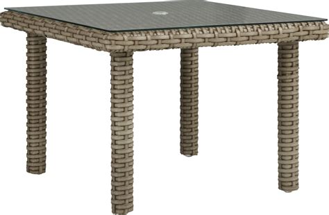 Siesta Key Driftwood 42 In Square Outdoor Dining Table Rooms To Go