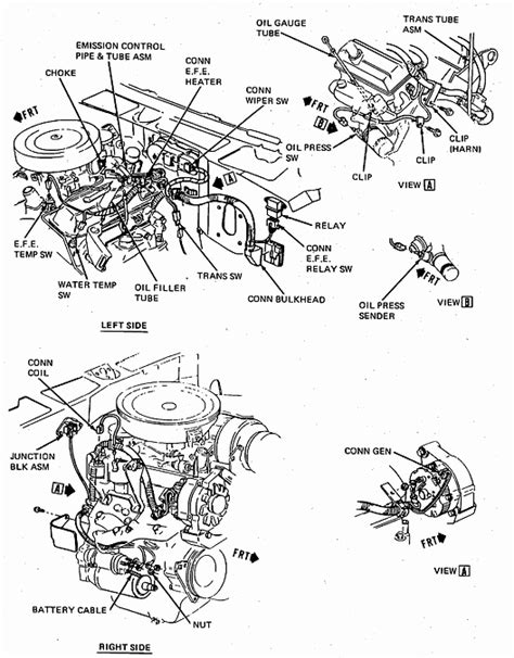 Some years the wiring was a supplemental book. Chevrolet Engine Diagram 1984 - Wiring Diagram