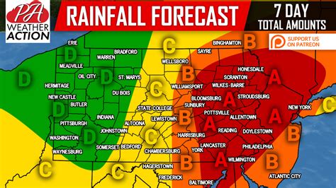 Up To 4 6″ Of Rainfall Expected Through Next Weekend Flash Flooding