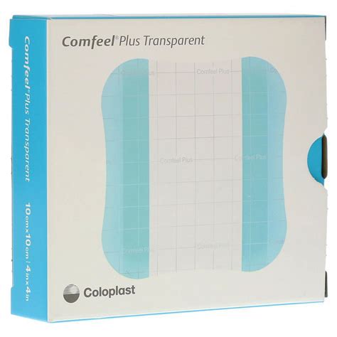 Comfeel Plus Transparent Thin Hydrocolloid Dressing 4 X 4 Square Thin