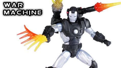 Marvel Legends War Machine Deluxe Action Figure Review Youtube