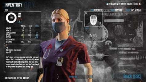 No Mercy Nurse Replaces Joy Payday 2 Mods Modworkshop