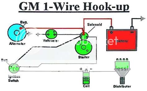 How To Wire Up A One Wire Chevy Alternator Dh Nx Wiring Diagram