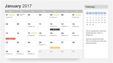 Free Event Calendar Template Addictionary