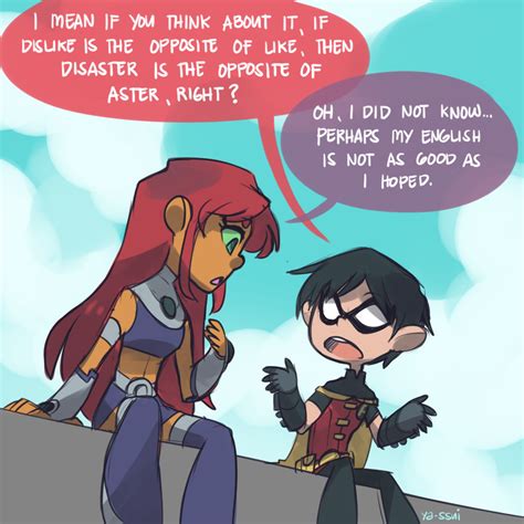 Starfire And Young Justice Robin Robin And Starfire Pinterest
