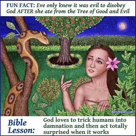 I Never Could Make Sense Of The Adam And Eve Story Now I Get It Its