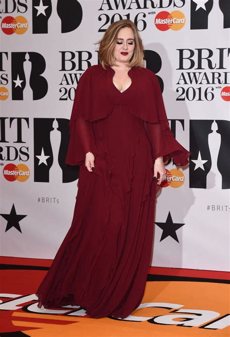 Adele Brit Awards 2016 In London Celebmafia