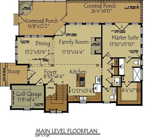 Small Lake Cottage Floor Plan Max Fulbright Designs Lake House