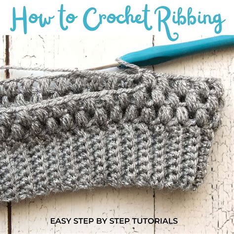 How To Crochet Ribbing Easy Ways Stardust Gold Crochet