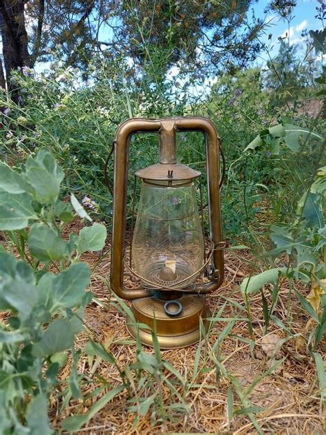 Railroad Lanterns Farmhouse Charm Kerosene Glass Globe Rare Antique