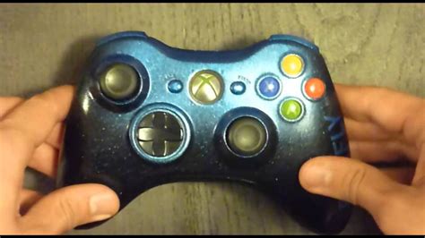 Xbox 360 Custom Controller Led Mod Paint Youtube