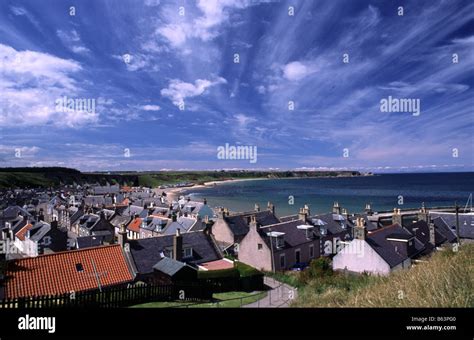 The Town Of Cullen On The Moray Firth Morayshire Scotland Stock Photo