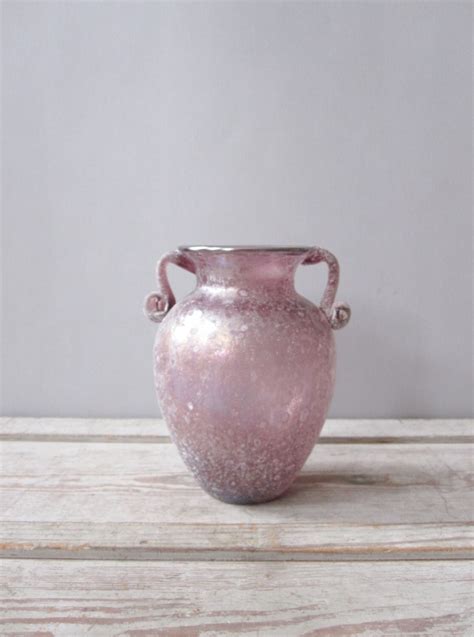 Mottled Purple Glass Vase By Momentofnostalgia On Etsy
