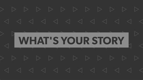 Whats Your Story Animated Text Design Black Background Animation What