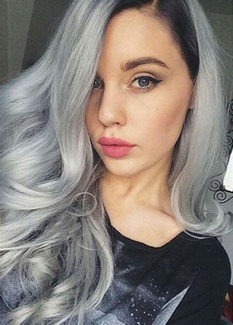 Gray Hair Color Ideas 2018 2019 Long Hair Tutorial