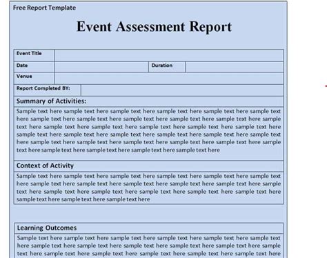 17 Great Assessment Report Templates Writing Word Excel Format