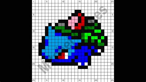 Note that i have not included every single. Minecraft - Pokémon - Ivysaur (25x25 Pixel) (Template ...