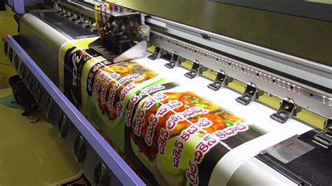 Color Flex Printing Machine | Solvent Banner Printing | Small Scale gambar png