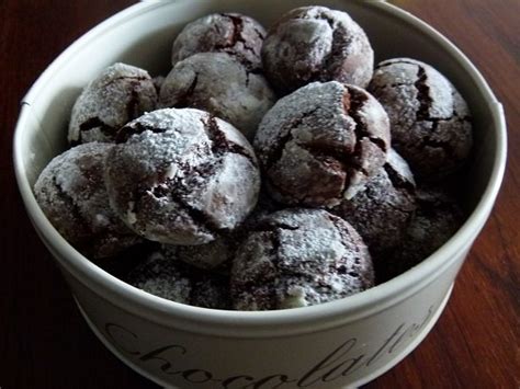 Crinkles Biscuits craquelés au chocolat Les Gour mandises de Céline