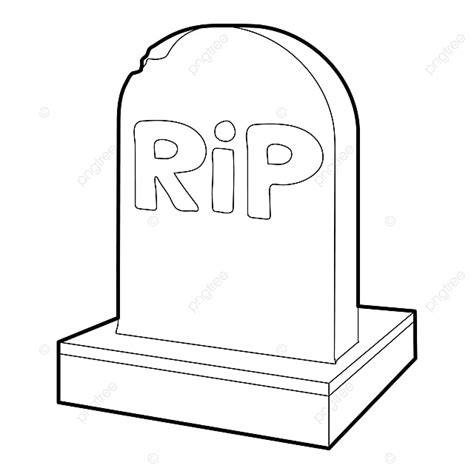 Rip Outline Clipart Transparent Png Hd Rip Icon Outline Style Rip