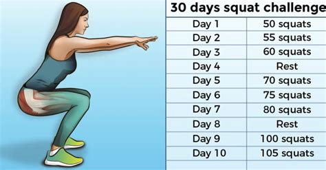 How Many Squats Should I Do A Day To Tone Thighs Doing 100 Squats