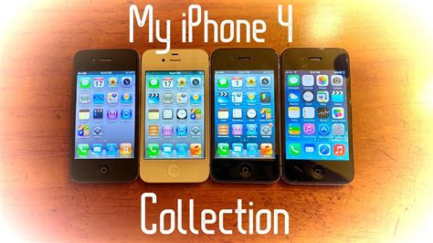 My Iphone 4 Collection On Ios 4 Through Ios 7 Youtube
