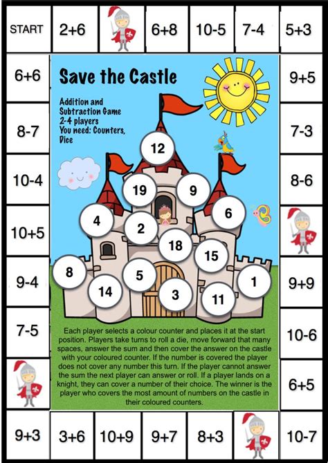 Who else wants some free & easy printable math games. 5 Best Printable Addition Board Games - printablee.com