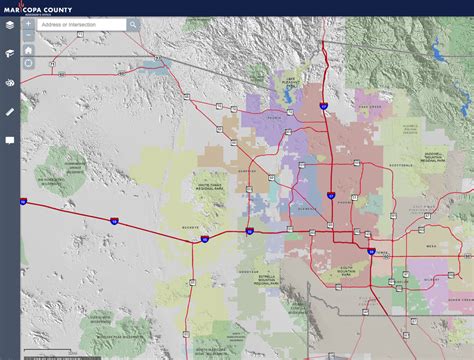 Maricopa County Assessor Gis Maps Cities And Towns Map