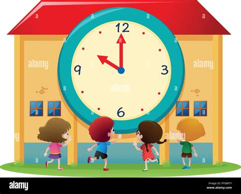 Clip Art School Clock