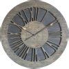 Statement Wall Clock Rustic Roman Numeral Handmade Work Of Art