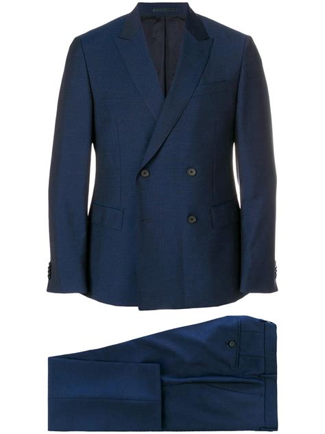 Discover the business suits by hugo boss for men. Boss Hugo Boss Double Breasted Formal Suit - Blue | ModeSens