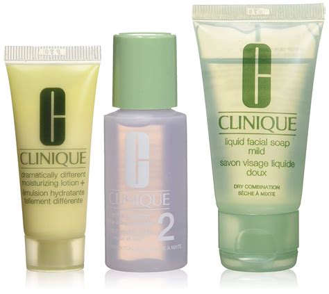 Clinique 3 Steps Travel Size Set For Very Dry To Dry Combination Skin