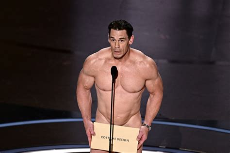 John Cena Stuns Oscars Viewers As He Presents Best Costume Design Award Completely Naked