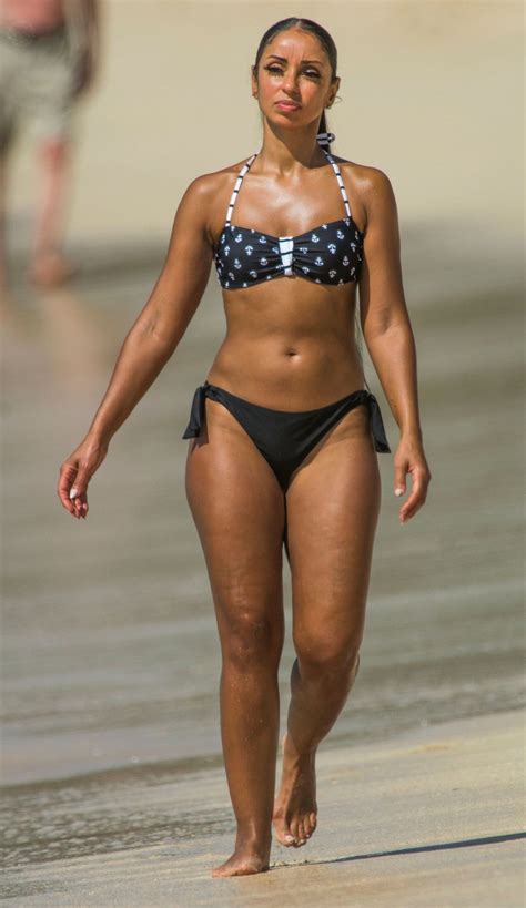 Mya Harrison In Bikini At A Beach In Barbados Hawtcelebs