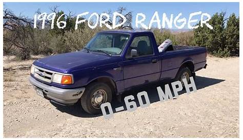 1996 Ford Ranger 2.3L 5 Speed 0-60 MPH - YouTube
