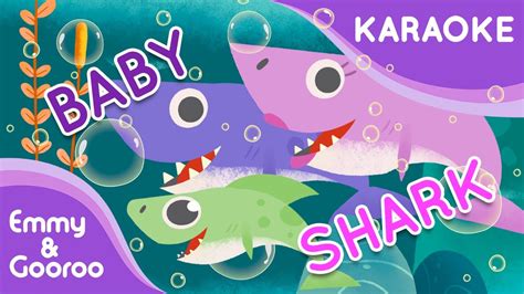 Baby Shark W Lyrics Nursery Rhymes And Kids Songs Emmy And Gooroo Sing