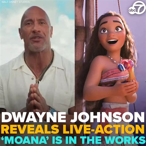 You Re Welcome Dwayne Johnson Reveals Live Action Version Of Disney
