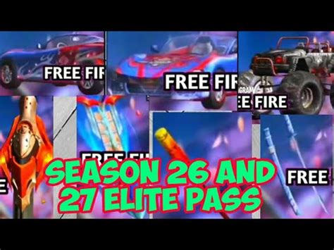 Grab weapons to do others in and supplies to bolster your chances of survival. Free Fire Elite Pass season 26 and 27 full detailed review ...