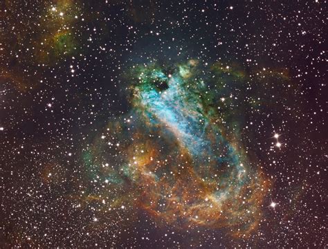 The Omega Nebula Is Between 5000 And 6000 Light Years From Earth And