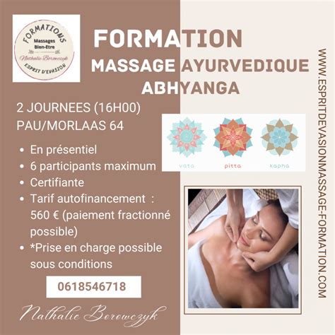 formation massage ayurvédique abhyanga 20 21 février 2024 esprit d Évasion