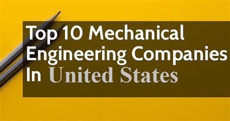 List Of Top 10 Mechanical Companies In United States