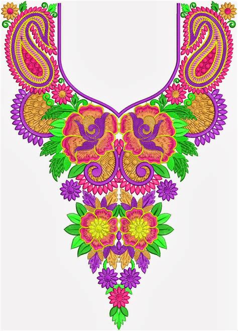 Embdesigntube Heavy Embroidered Neck Collection 2014