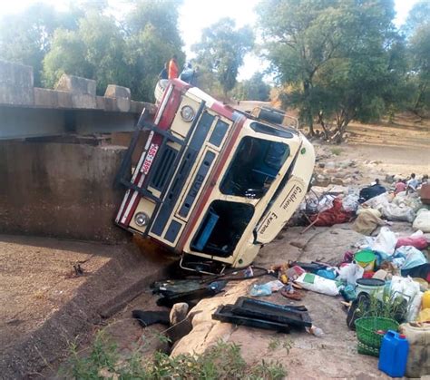Bulawayo Bound Bus Falls Off Narrow Bridge In Nkayi 13 Injured