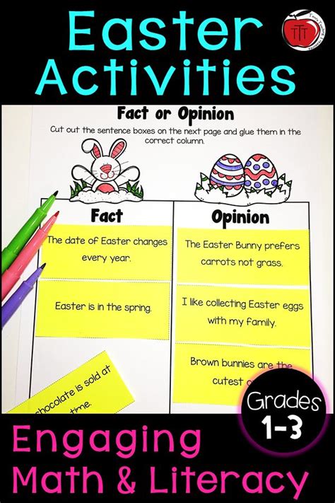 Easter Worksheets And Activities For Primary Grades Easter Worksheets