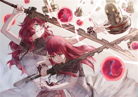 Popola And Devola Nier And More Drawn By Luciaz Danbooru