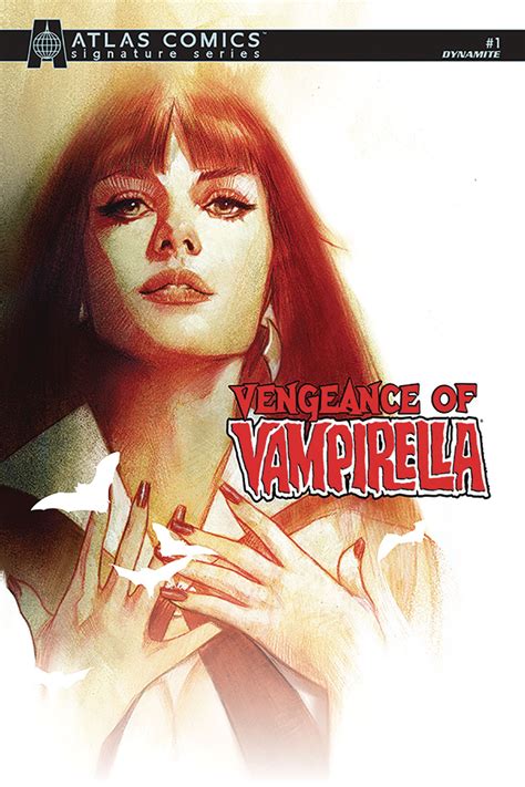 Vengeance Of Vampirella 1 Sniegoski Sgn Atlas Cover 2019 Value