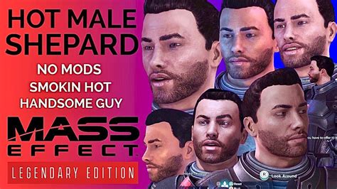 Hot Male Shepard Mass Effect Legendary Edition No Mods Used