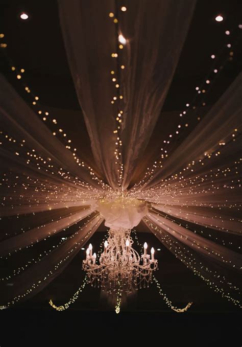 Breathtaking Wedding Reception Décor Ideas With String Lights